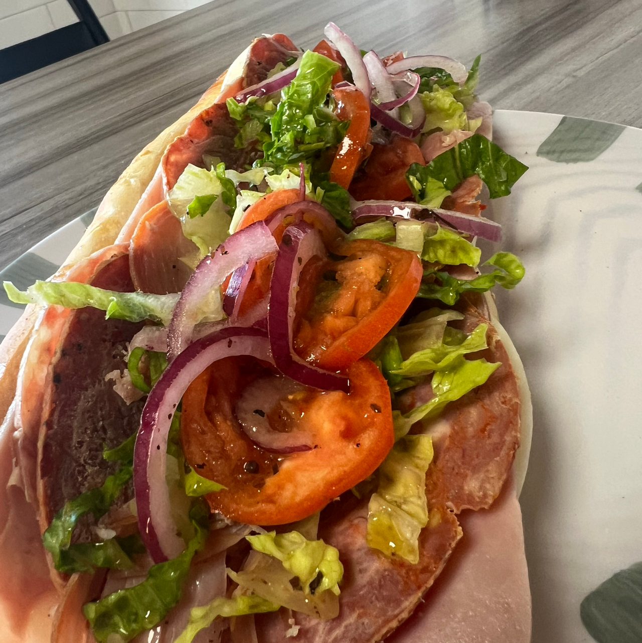 Cold Italian Sub.