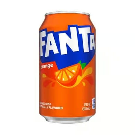 Fanta Orange, 20oz bottle.